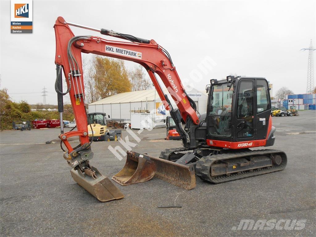 Kubota KX 080-4 Miniescavatori