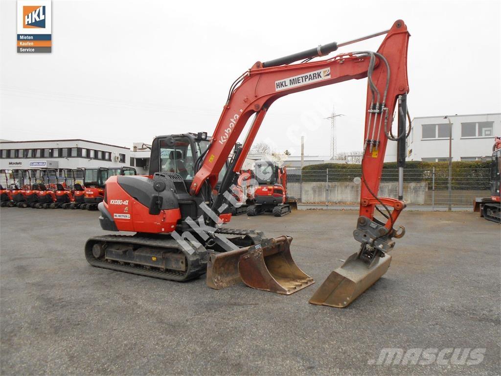 Kubota KX 080-4 Miniescavatori