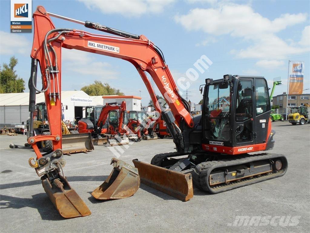 Kubota KX 080-4 Miniescavatori