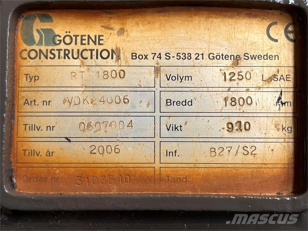  1800 mm Planerskovl Benne