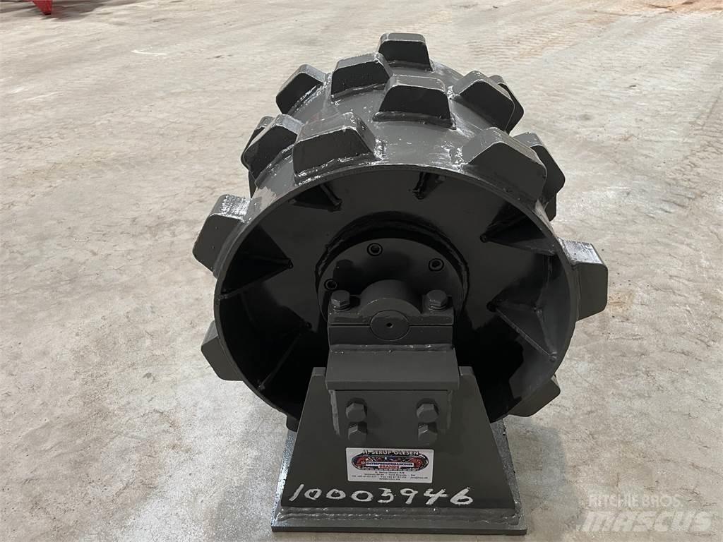  450 mm kompaktorhjul Rulli gommati