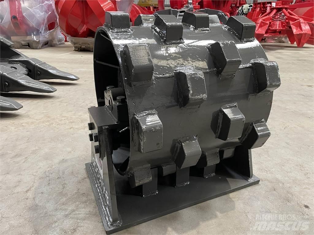  450 mm kompaktorhjul Rulli gommati
