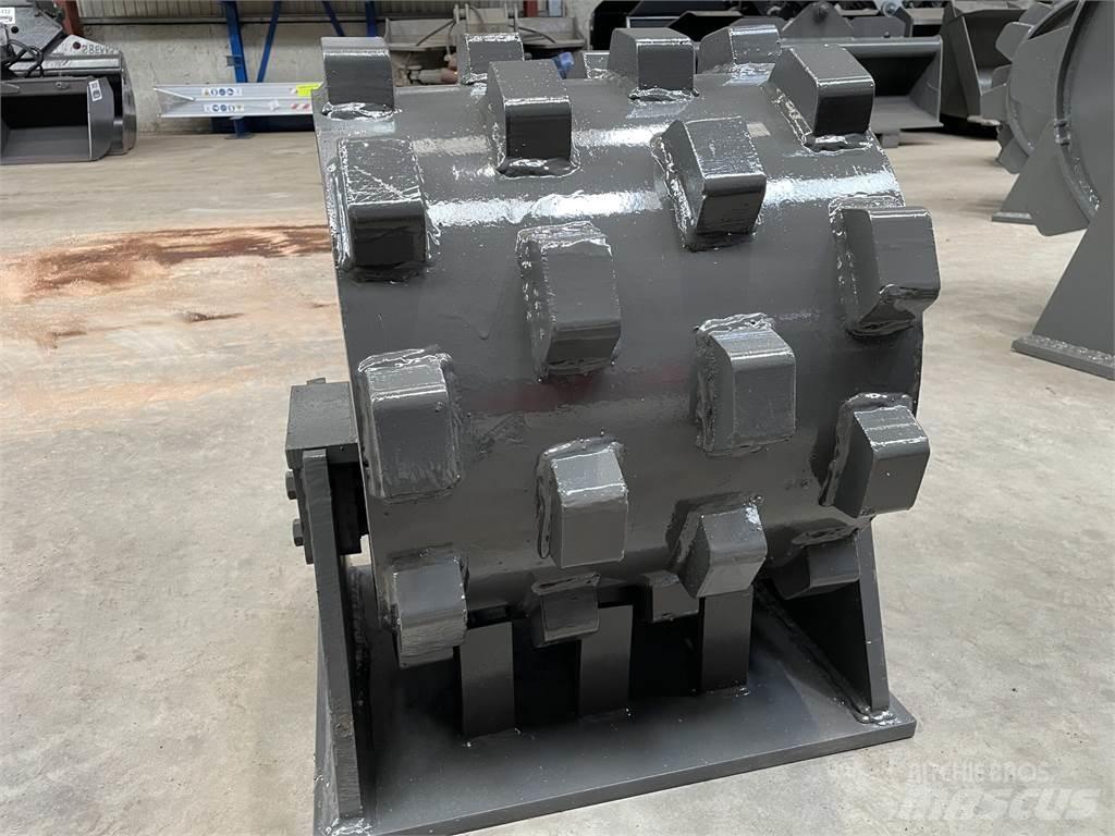  450 mm kompaktorhjul Rulli gommati