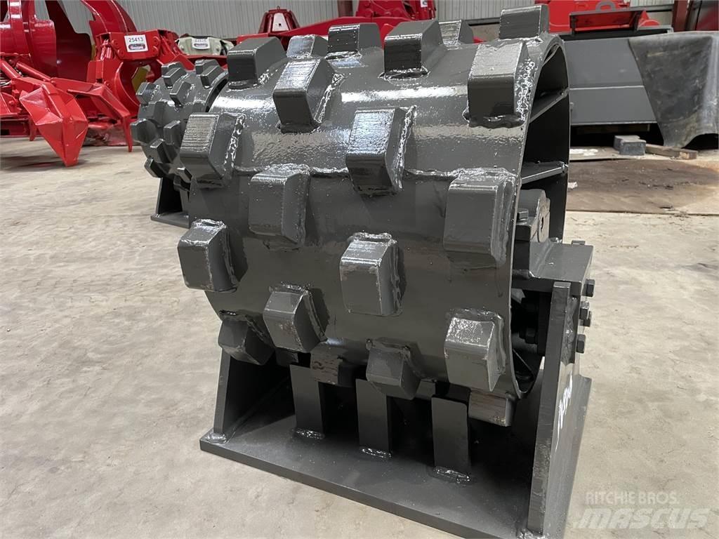  450 mm kompaktorhjul Rulli gommati