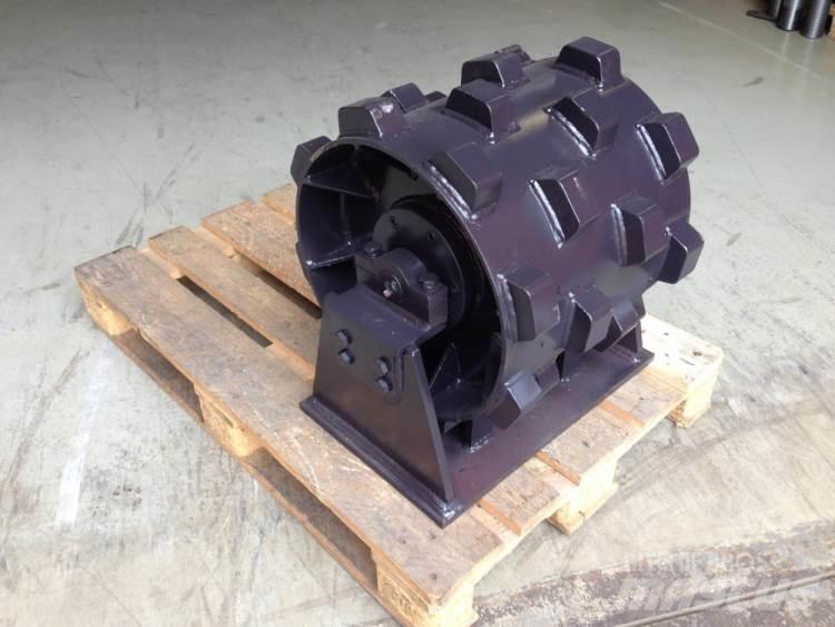  450 mm Kompaktorhjul Rulli gommati