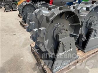  470 mm Kompaktorhjul Rulli gommati