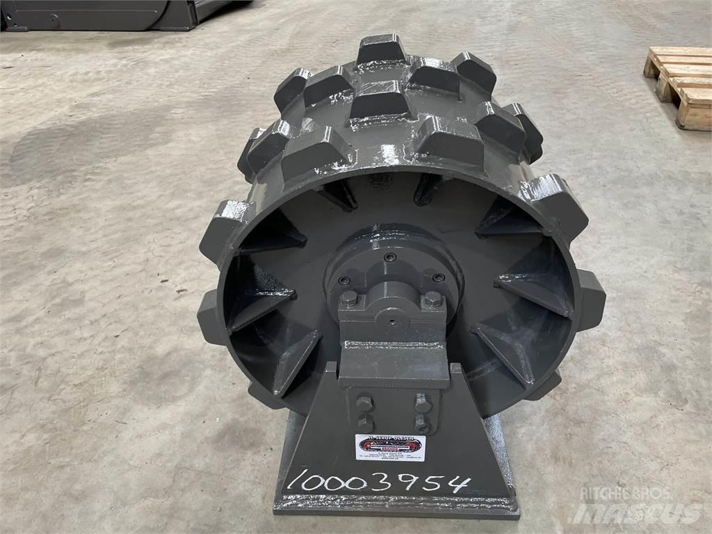  470 mm kompaktorhjul Rulli gommati