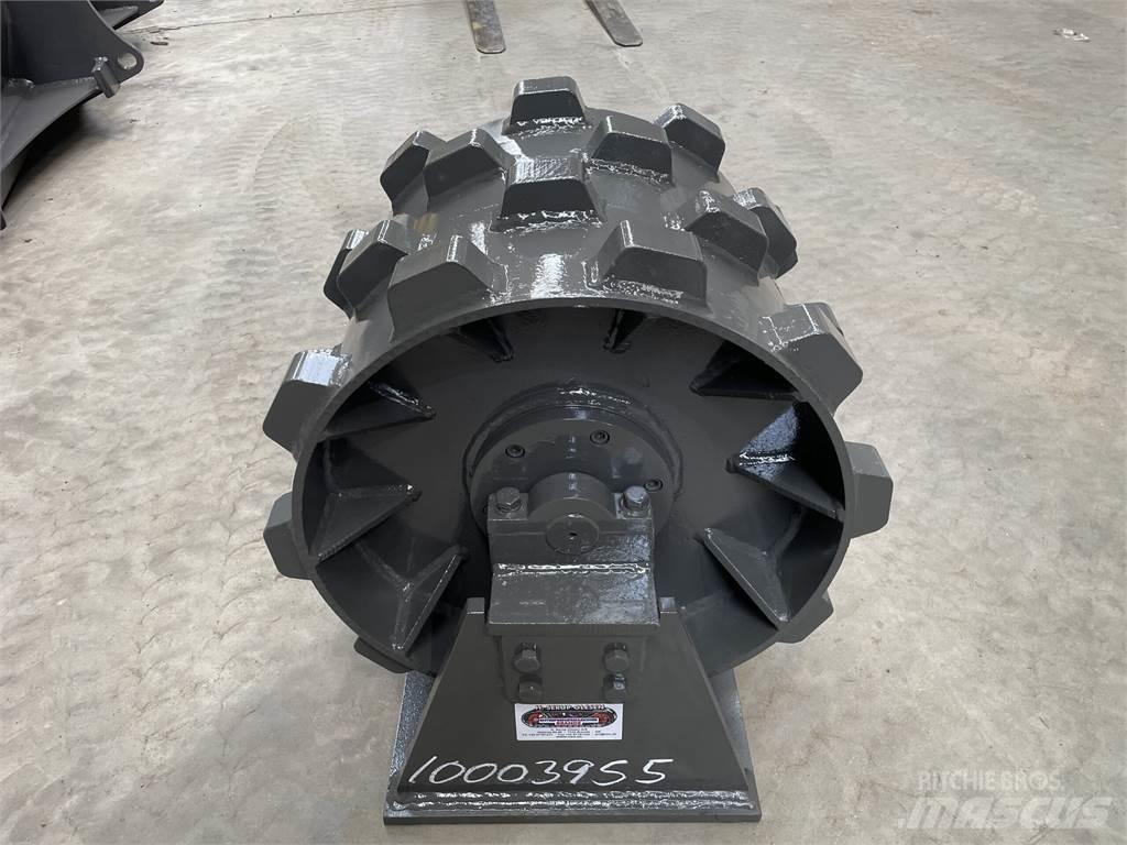  470 mm kompaktorhjul Rulli gommati