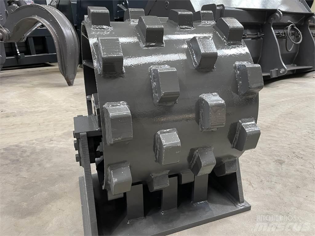  470 mm kompaktorhjul Rulli gommati