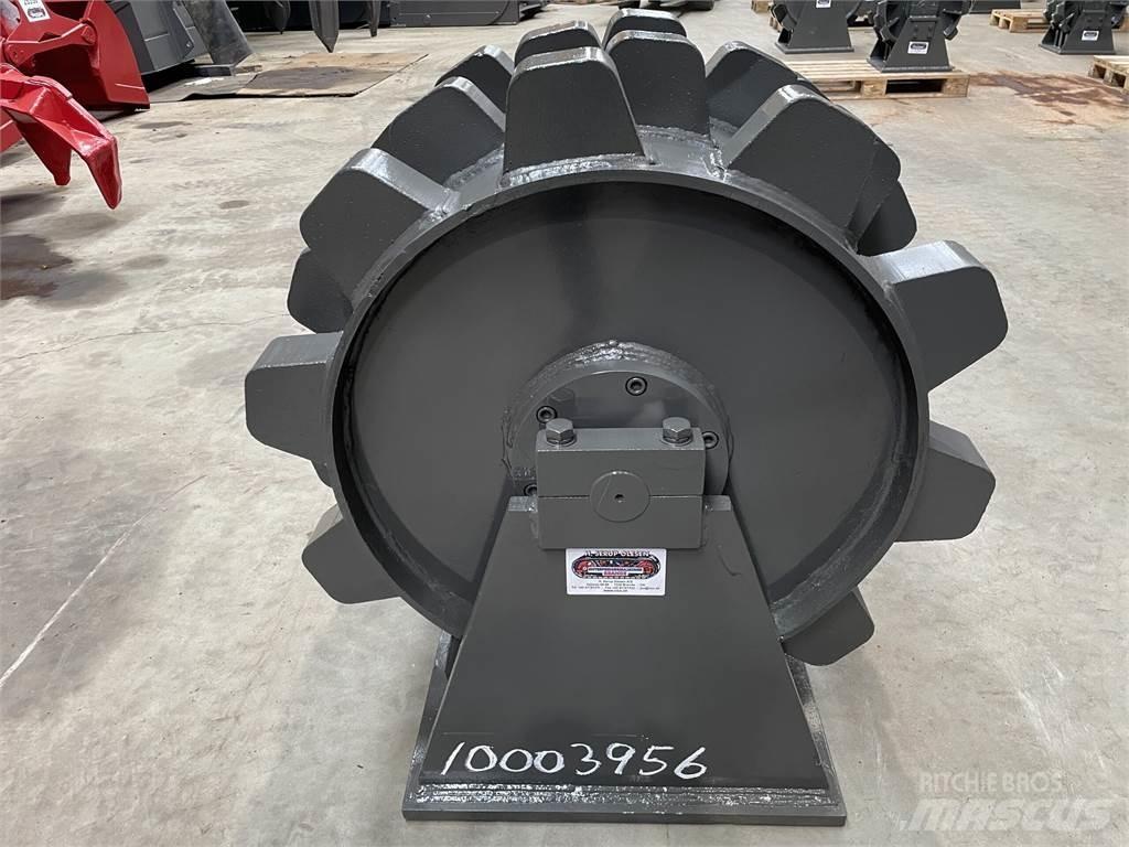  570 mm kompaktorhjul Rulli gommati