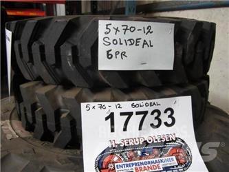  5X70-12 Solideal dæk - 2 stk. Pneumatici, ruote e cerchioni