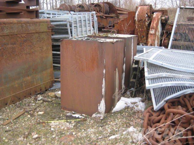  Ballastvægte 4 stk. - 2300 kg Parti e equipaggiamenti per Gru