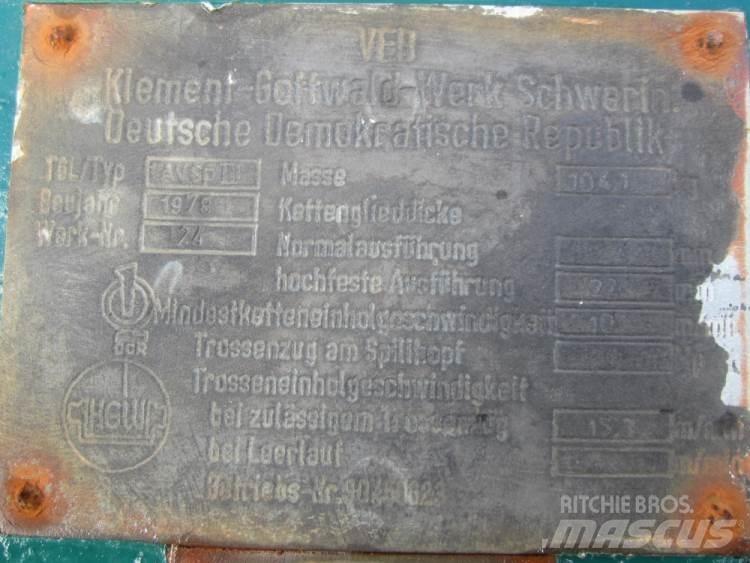  Capstan spil VEB 1AVSP3 Paranchi, argani e sollevatori di materiale