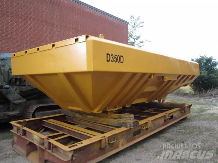 CAT D350D dumperkasse, brugt Mini dumper