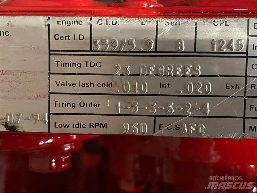 Cummins 6BT5,9-C motor Motori