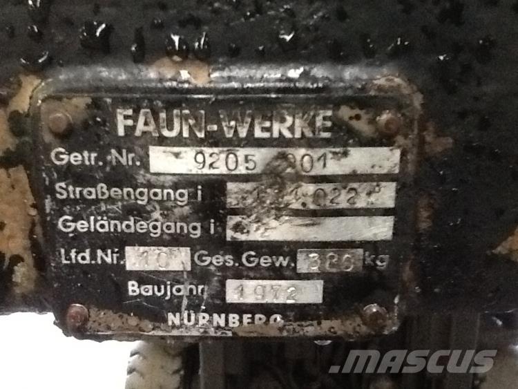 Faun gear til twin motor Scatole trasmissione