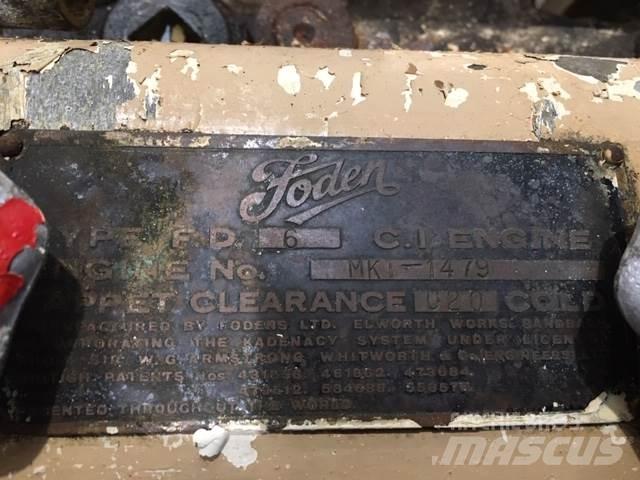 Foden type FD6 motor Motori