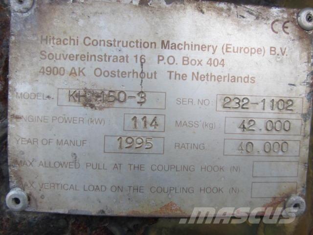 Hitachi KH150-3 til ophug Escavatori cingolati
