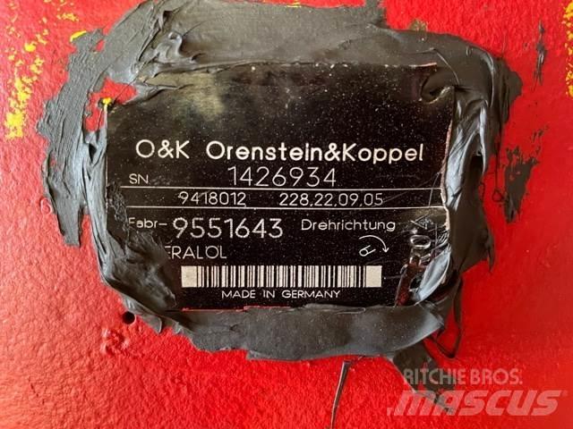  Hydr. pumpe ex. O&K RH6 Componenti idrauliche