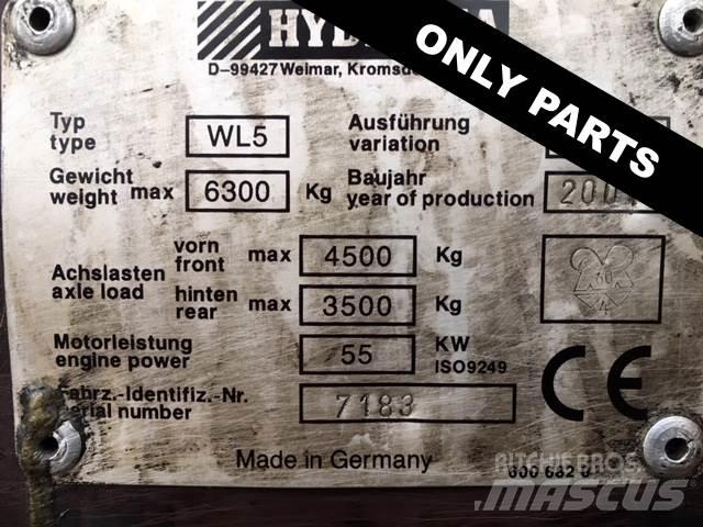 Hydrema WL550B til ophug Pale gommate