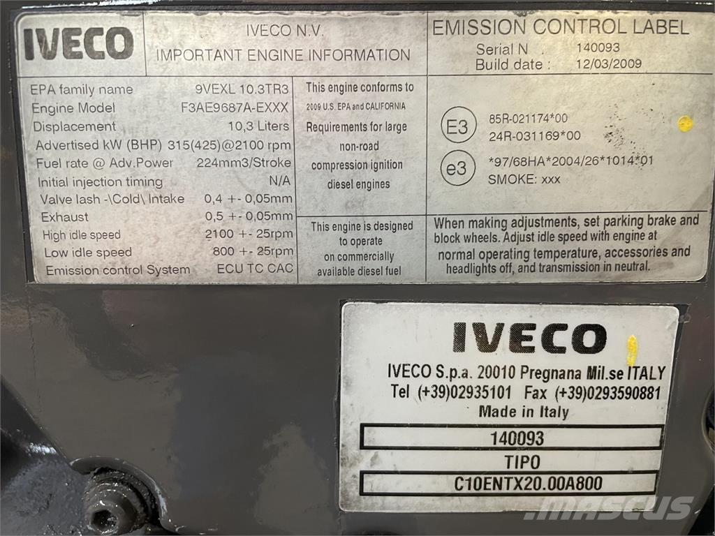 Iveco F3AE9687A motor Motori