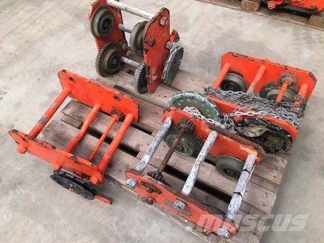  Kran løbekatte - 3 stk. Parti e equipaggiamenti per Gru