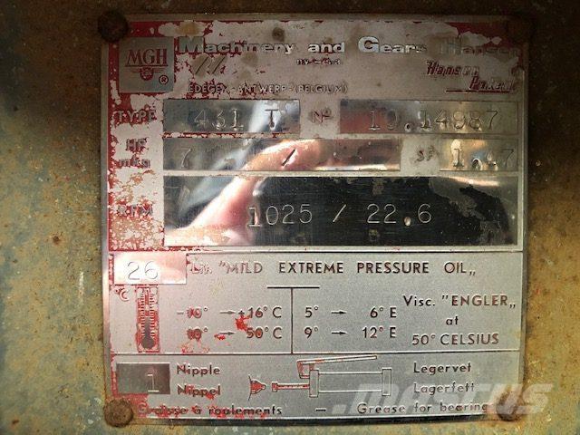  MGH gear Type 431T Scatole trasmissione