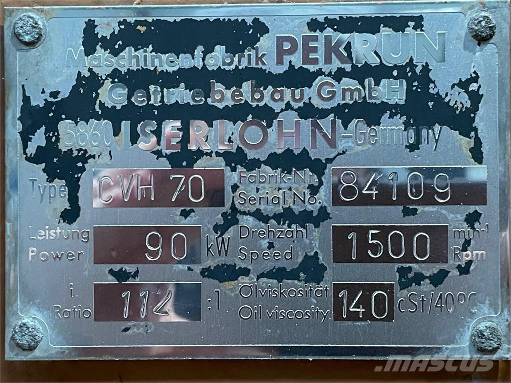  Pekrun Type CVH70 gear Scatole trasmissione