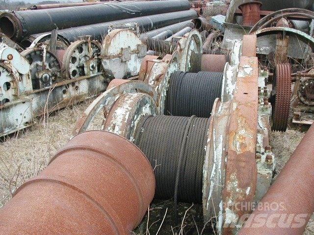  Piloteringsspil 3 tromler Paranchi, argani e sollevatori di materiale