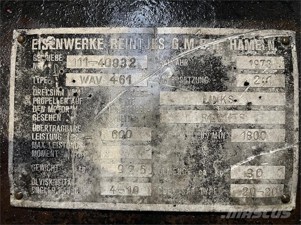 Reintjes WAV 461 Gear Scatole trasmissione