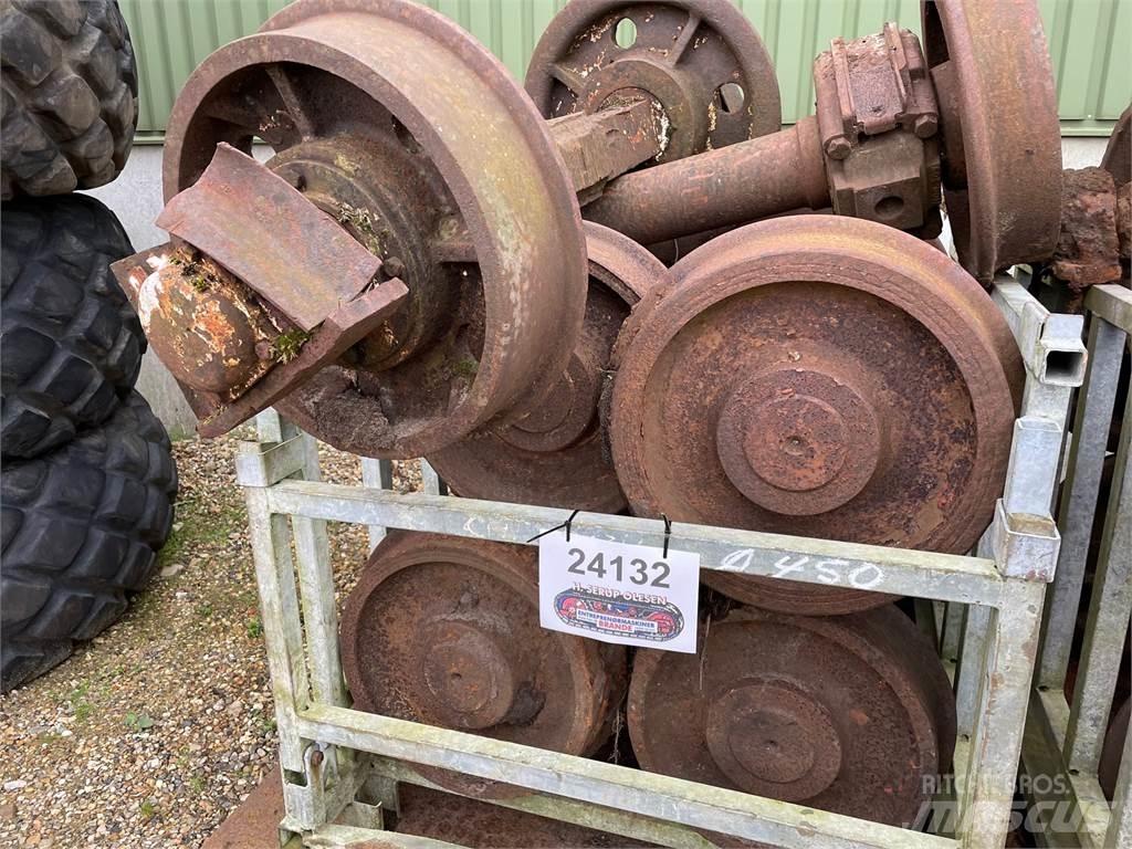  Skinnehjul ø450 mm + flange Pneumatici, ruote e cerchioni