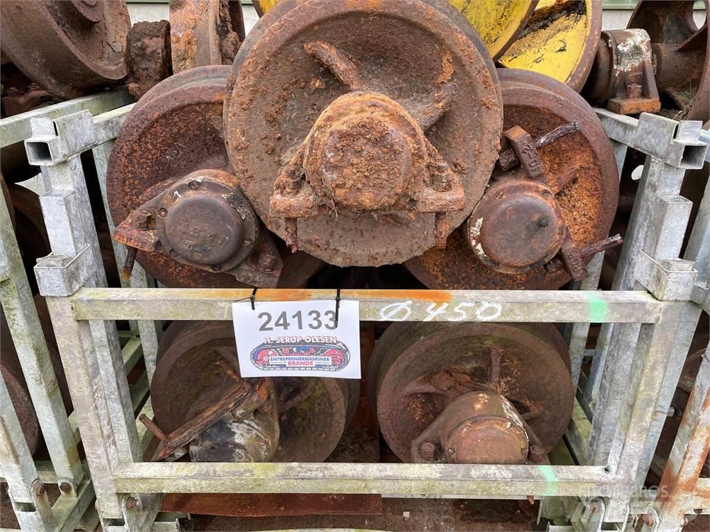 Skinnehjul ø450 mm + flange Pneumatici, ruote e cerchioni