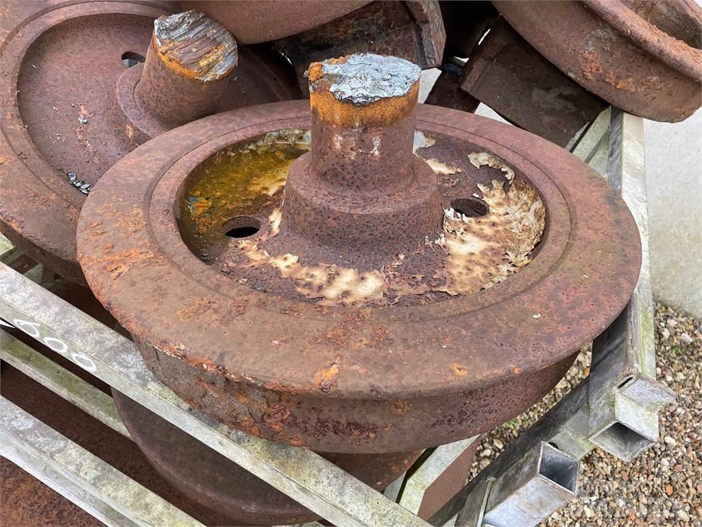  Skinnehjul, ø600 mm + flange Pneumatici, ruote e cerchioni