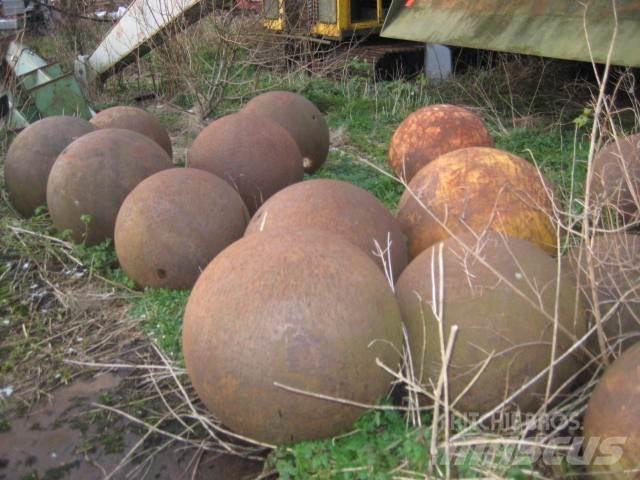  Stålkugler - ø 700 mm - 12 stk. Frantumatori da cantiere