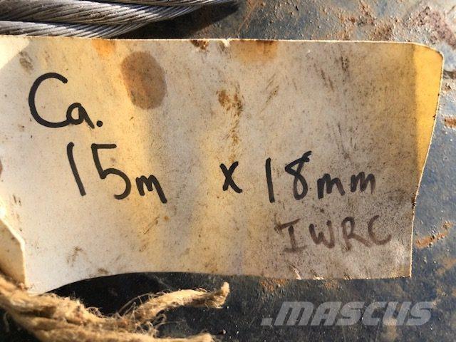  Stålwire Ø18 mm Parti e equipaggiamenti per Gru