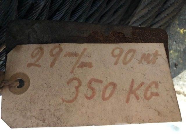  Stålwire Ø29 mm Parti e equipaggiamenti per Gru