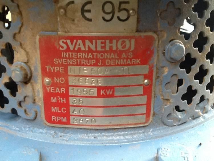  Svanehøj NP 50A-TL pumpe Pompa idraulica