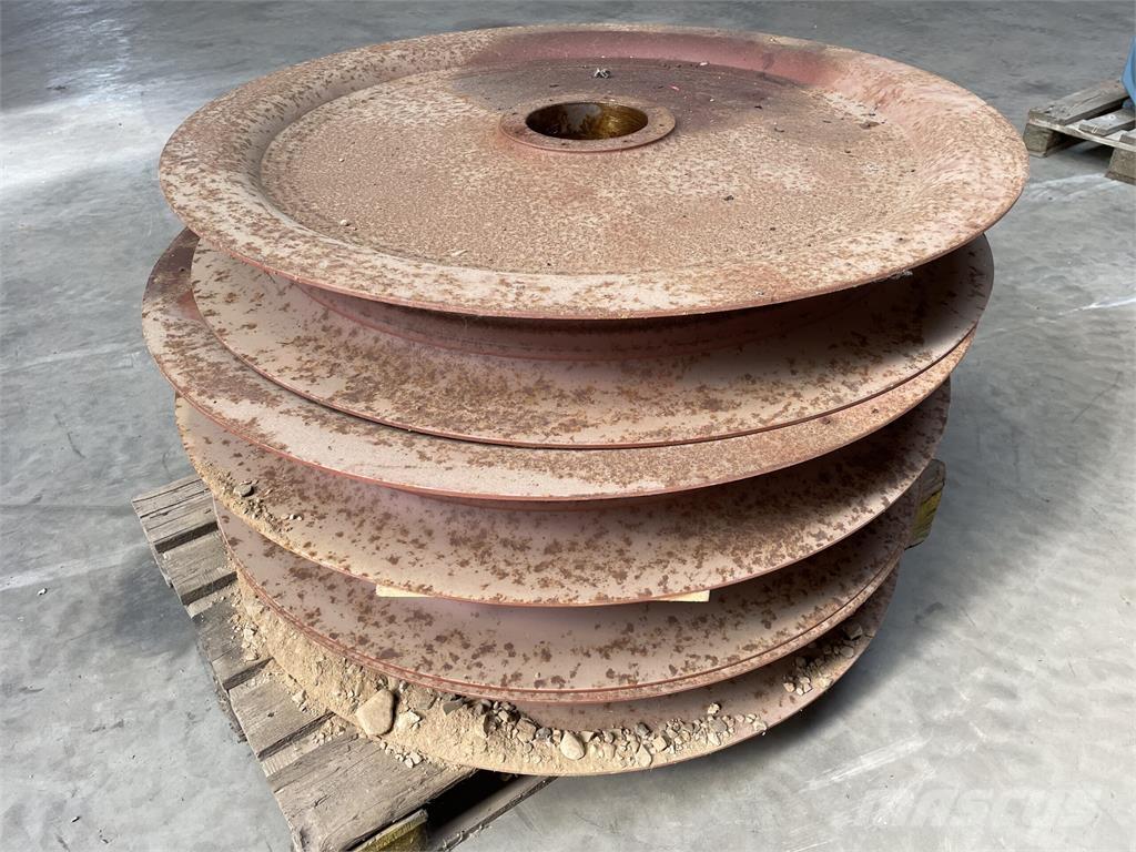  Wirehjul, 4 stk Parti e equipaggiamenti per Gru