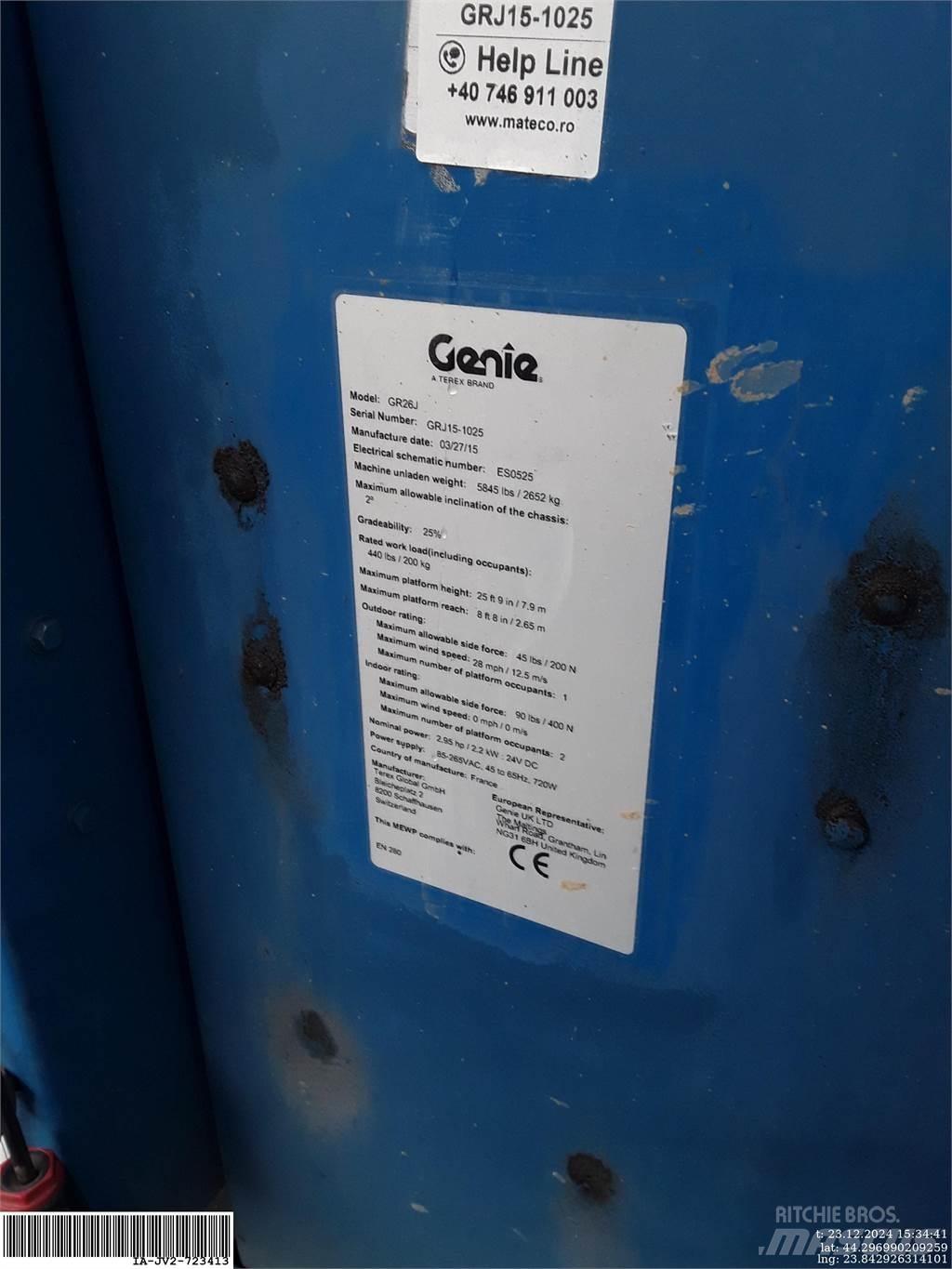 Genie GR26J Sollevatori verticali