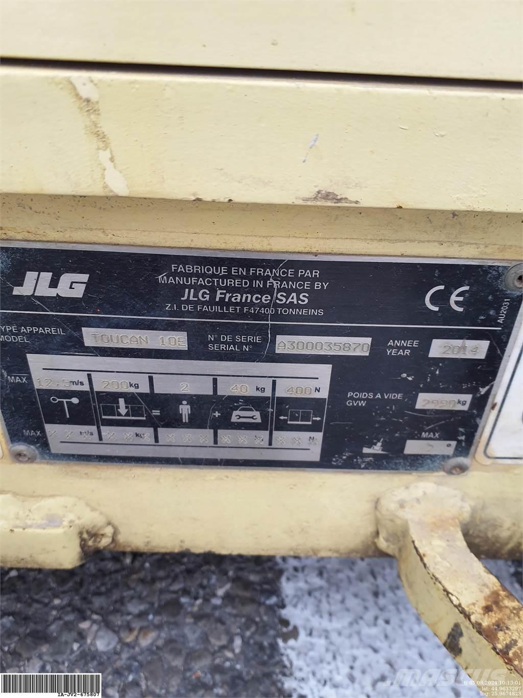 JLG Toucan 10E Sollevatori verticali
