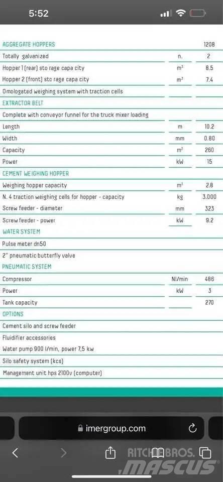 Imer oruready xs Altri componenti