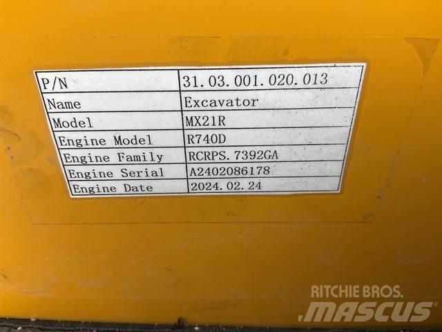AGT MX21R Escavatori cingolati