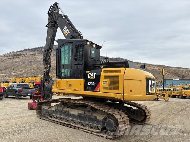 CAT 320D2FM Segatronchi e spaccalegna