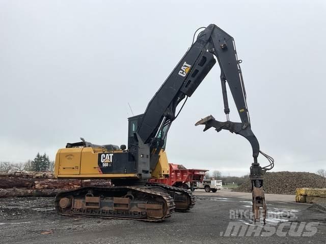 CAT 568LL Caricatronchi con base su rimorchio