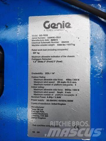 Genie GS1932 Piattaforme a pantografo