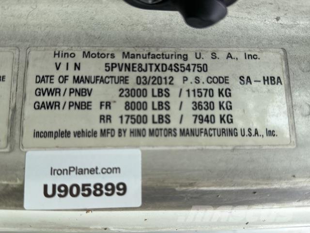 Hino 268 Camion cassonati