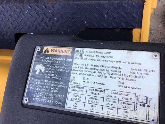 Hyster E25Z Carrelli elevatori elettrici