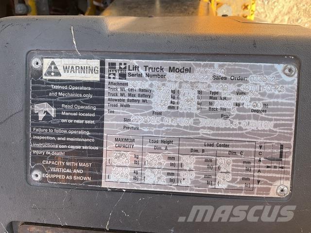 Hyster E65Z-40 Carrelli elevatori elettrici