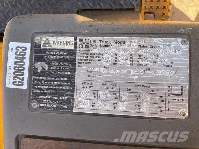 Hyster E65Z-40 Carrelli elevatori elettrici