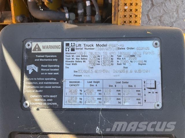Hyster E65Z-40 Carrelli elevatori elettrici